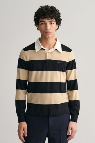 Pull regular en laine mérinos - Taupe