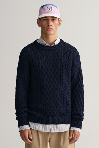 Pull regular - Bleu marine