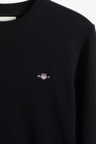 Pull regular en laine - Noir