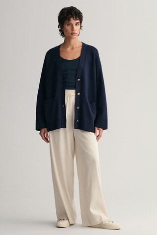 Gilet oversize - Bleu marine