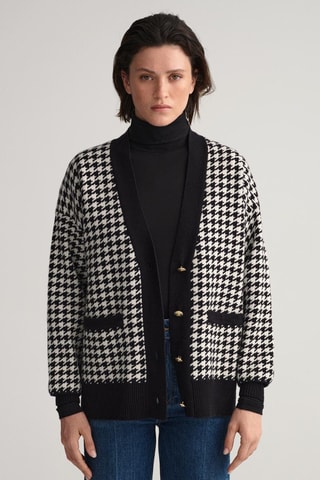 Gilet oversize en laine - Noir