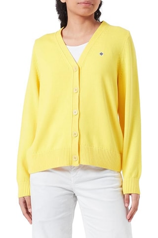 Gilet en coton biologique - Jaune