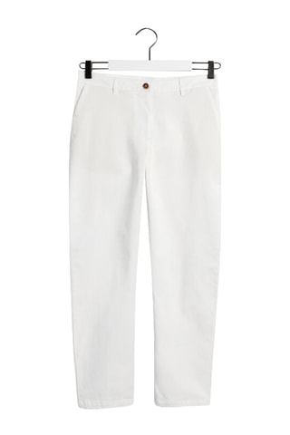 Chino slim en coton biologique - Écru