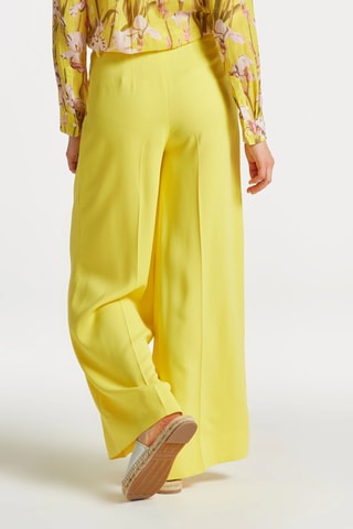 Pantalon wide legs - Jaune