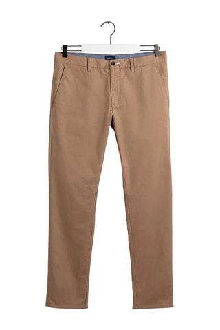 Pantalon slim - Beige foncé