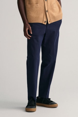 Pantalon slim - Bleu marine