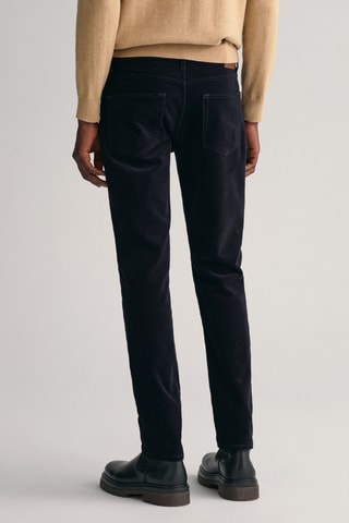 Pantalon slim - Bleu foncé