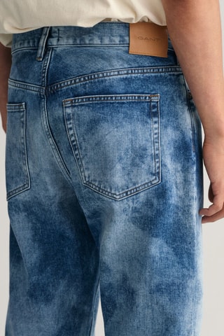 Jean regular - Bleu délavé