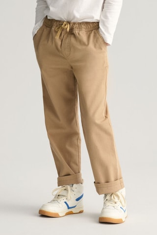Pantalon relaxed - Beige