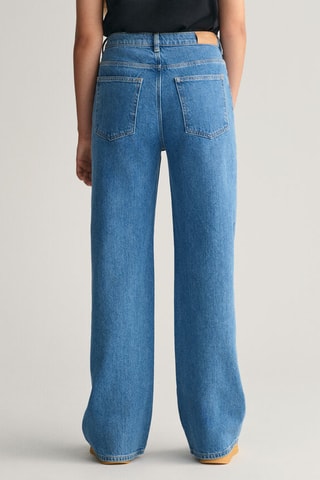 Jean wide legs - Bleu moyen