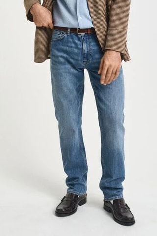 Jean regular - Bleu moyen