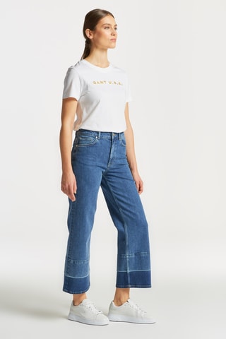 Jean wide legs - Bleu moyen