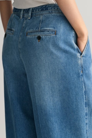 Jean wide legs - Bleu moyen