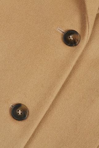 Manteau regular en laine - Beige