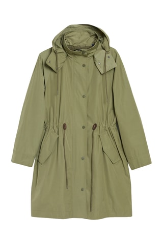 Parka regular à capuche - Kaki