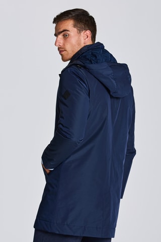Manteau à capuche - Bleu marine