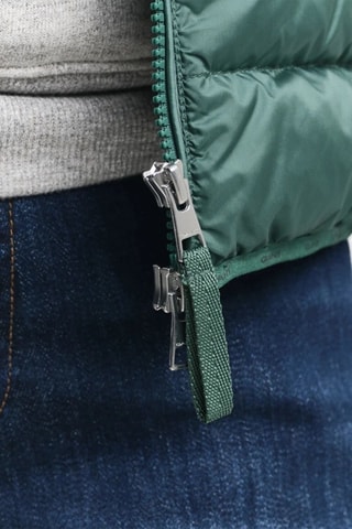 Doudoune regular sans manches - Vert