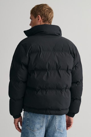 Gewatteerde Jas Relaxed - Zwart