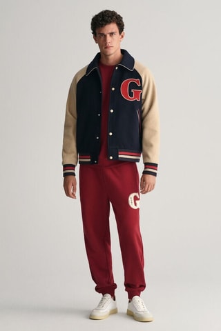 Teddy regular en laine - Bleu marine