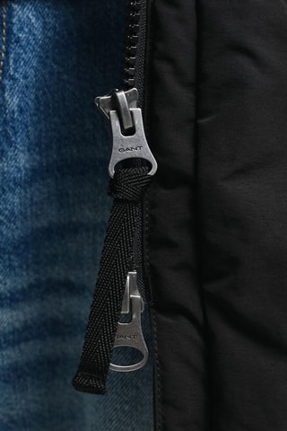 Gewatteerde Jas met Capuchon - Zwart