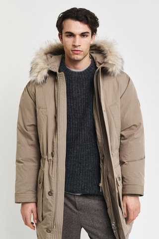 Parka met Capuchon - Beige