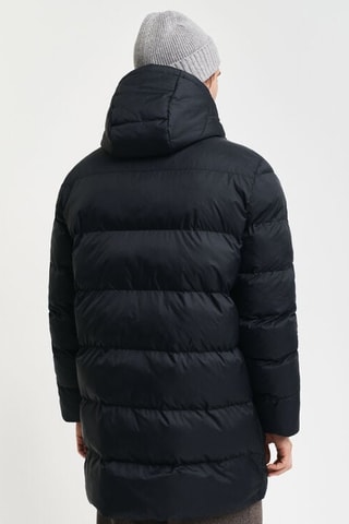 Gewatteerde Jas Regular Fit met Capuchon - Zwart