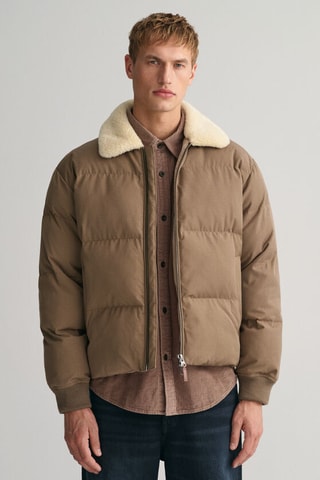 Doudoune regular - Marron