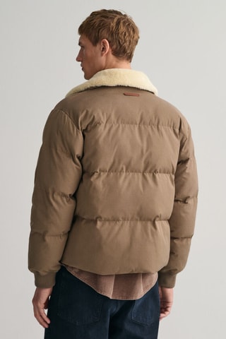 Doudoune regular - Marron