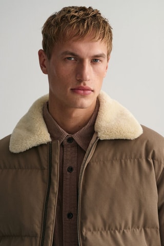 Doudoune regular - Marron