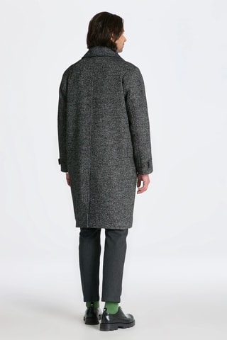 Wollen Jas Relaxed Fit - Grijs