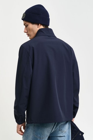 Veste regular à capuche - Bleu marine