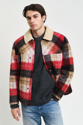 Veste relaxed - Rouge