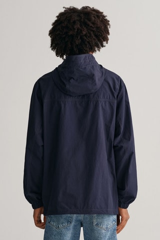 Veste relaxed à capuche - Bleu marine