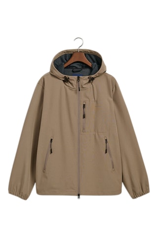 Veste regular à capuche - Taupe