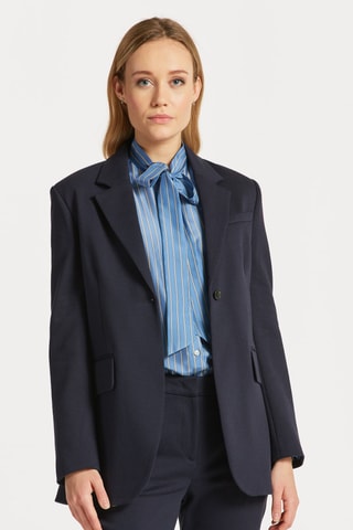 Veste regular - Bleu marine