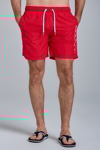 Short de bain - Rouge