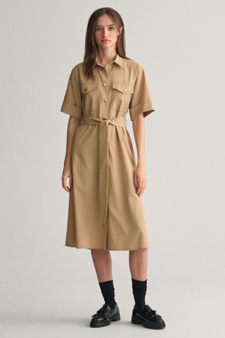 Robe chemise regular - Beige