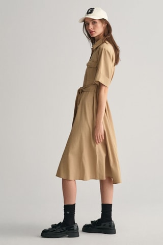 Robe chemise regular - Beige