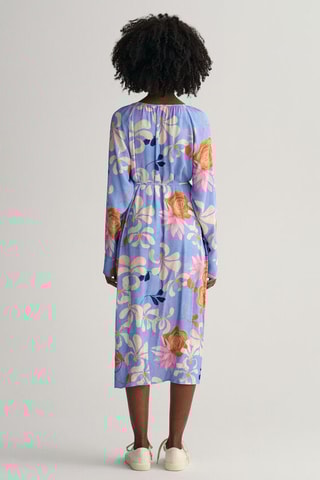 Robe midi relaxed - Bleu