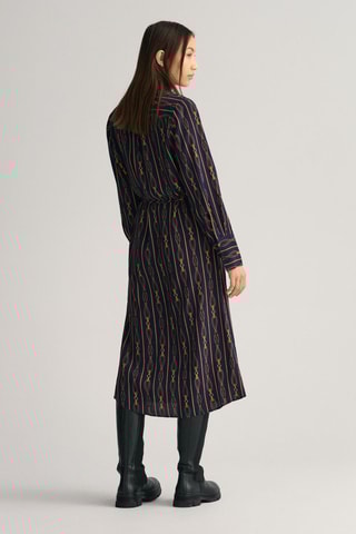 Robe portefeuille regular - Bleu marine