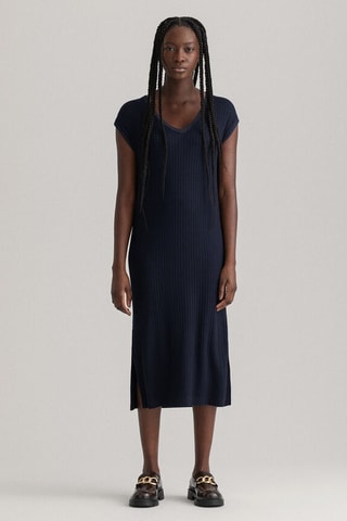 Robe relaxed sans manches - Bleu marine