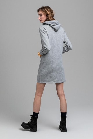 Robe sweat à capuche - Gris
