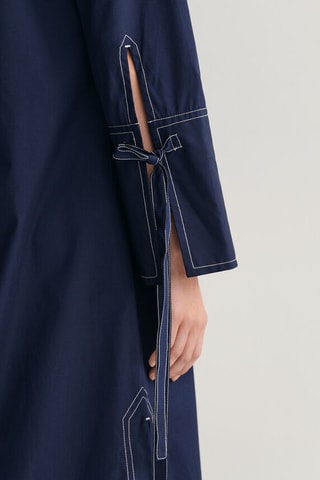 Robe chemise regular - Bleu marine