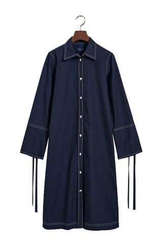 Robe chemise regular - Bleu marine