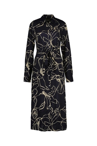 Robe chemise relaxed - Noir