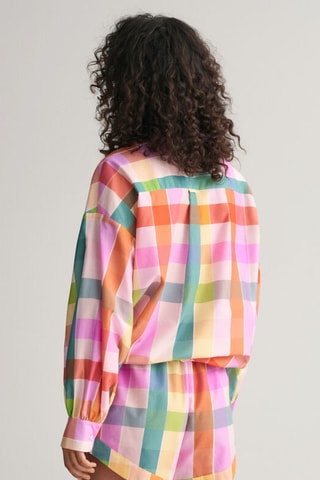 Chemisier relaxed en soie - Multicolore