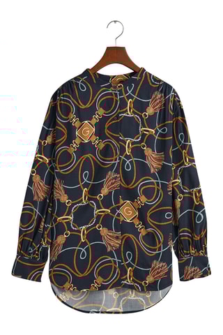 Chemisier relaxed - Bleu marine