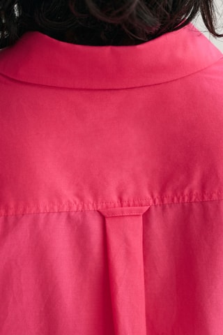 Chemise relaxed en soie - Rose