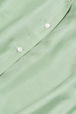 Chemise relaxed en soie - Vert