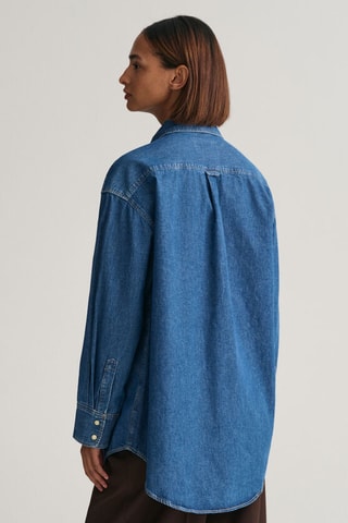Chemise oversize - Indigo